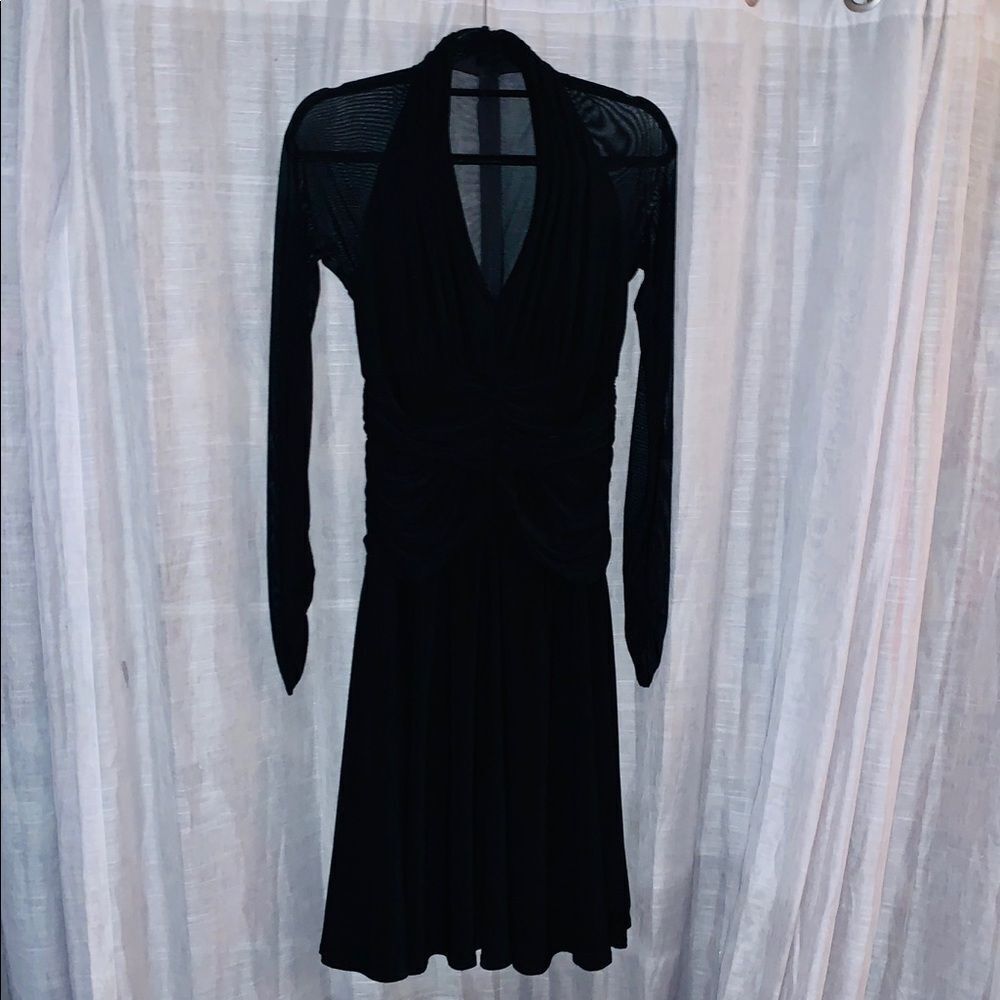 Tadashi for Neiman Marcus Black Knee Length Dress